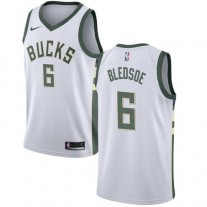 Eric Bledsoe Bucks Home White NBA Jersey Nike Cheap For Sale