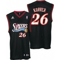 Kyle Korver 76ers Jersey Black Replica #26 NBA Wholesale Online
