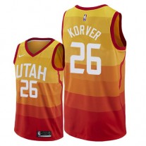 Kyle Korver Jazz City Edition Jersey 2018-2019 Red Cheap For Sale