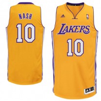Steve Nash Lakers Gold Swingman Home Jersey Cheap Sale