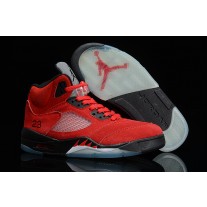 Mens Air Jordan 5 Raging Bull Varsity Red Black Online