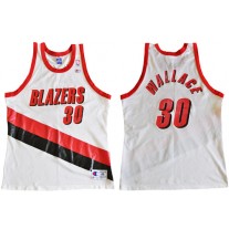 Rasheed Wallace Blazers Throwback Jersey White Cheap For Sale