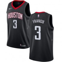 Steve Francis Houston Rockets Jersey #3 Black Men's Alternate