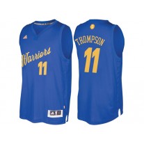 Warriors Klay Thompson Christmas Day Jersey Swingman 2016 Wholesale