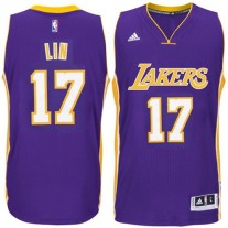 Wholesale Jeremy Lin Lakers Purple NBA Jersey Swingman