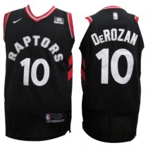 Nike NBA Toronto Raptors 10 DeMar DeRozan Jersey Black Authentic Statement Edition