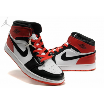 Big Size Air Jordan 1 Retro Black Toe White Red Sale