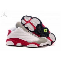 Cheap Jordans 13 Low White Red Cement Grey For Men Online