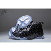 Cheap Nike Foamposites One Stealth Metallic Silver-Black For Kids