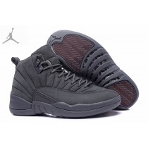 Cheap PSNY x Air Jordan 12 Dark Grey Shoes Sale For Men