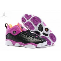 Cool Girls Nike Air Jordan 13 Black Pink Shoes Free Shipping