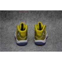 Kids Cheap Air Jordan 11 Gold Basketball Shoes For Sale Online