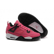 New Womens Air Jordan 4 Voltage Cherry Red Black For Sale