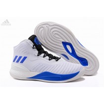 Nice Adidas Derrick Rose 8 White Royal Blue Shoes Online