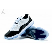 Wholesale Big Size Air Jordan 11 Low Concord White Black Online