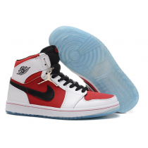 Air Jordan 1 (I) Retro High OG White Black-Carmine Basketball Shoes