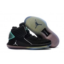 Air Jordan 32 Black Green Basketball Shoes