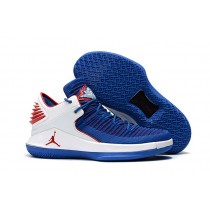 Air Jordan 32 Low PE Royal Blue Basketball Shoes