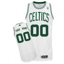 Celtics Custom Authentic White NBA Jersey