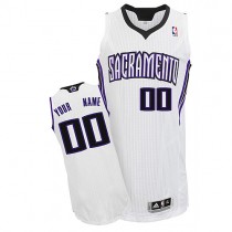 Kings Custom Authentic White NBA Jersey