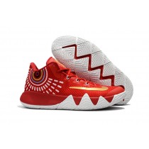 Nike Kyrie 4 Red White Gold Basketball Shoes