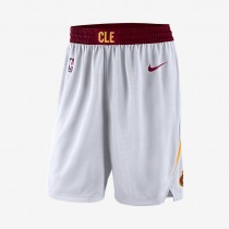 Nike NBA Men's Cleveland Cavaliers White Icon Swingman Basketball Shorts