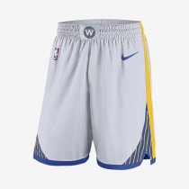 Nike NBA Men's Golden State Warriors White Association Swingman Performance Shorts