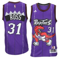 Best Terrence Ross Retro Raptors Alternate Away Jerseys Purple For Sale