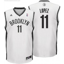 Brook Lopez Nets White NBA Jersey Swingman Cheap For Sale