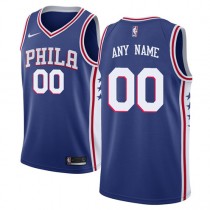 Cheap 76ers Blue Custom Nike Jersey Icon Edition For Sale
