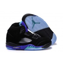 Cheap Air Jordan 5 Retro Black Grape Black Purple For Sale