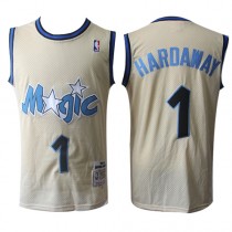 Cheap Anfernee Hardaway Magic Throwback Jerseys Cream For Sale