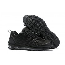 Cheap Clot x Nike Air Max 97 Haven All Black Running Shoes On Feet