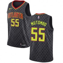 Cheap Dikembe Mutombo Hawks New Black Jerseys NBA Icon Edition