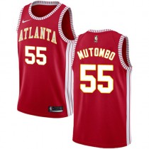 Cheap Dikembe Mutombo Hawks Red Jersey NBA Classic Edition