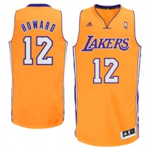 Cheap Dwight Howard Lakers Swingman Home Jersey Gold Sale