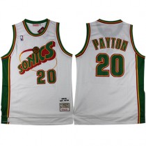 Cheap Gary Payton Seattle Supersonics Retro White Jersey Sale