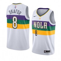 Cheap Jahlil Okafor Pelicans City NBA Jerseys NOLA White For Sale