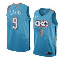 Cheap Jerami Grant Thunder City Jersey Turquoise 2018-19 Sale