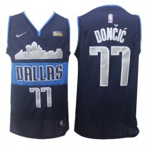 Cheap Luka Doncic Mavericks Alternate Navy Statement Jersey