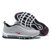 Cheap Nike Air Max 97 LX Silver Bullet Running Shoes On Feet For Sale