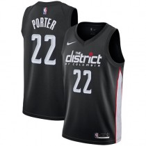 Cheap Otto Porter Wizards All Black NBA Jersey City Edition