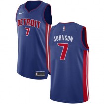 Cheap Stanley Johnson Pistons Jersey Blue Nike NBA Icon Edition