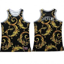 Cheap Supreme X Nike Tank Tops Basketball Jerseys Vest Floral Sale