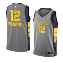 Cheap Yuta Watanabe Grizzlies City New Jersey Gray For Sale