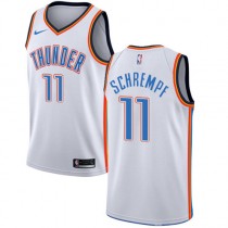 Detlef Schrempf Thunder Home Jersey White NBA Cheap Sale