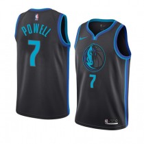 Dwight Powell Mavericks City NBA Jerseys Black Cheap For Sale