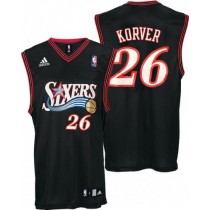 Kyle Korver 76ers Jersey Black Replica #26 NBA Wholesale Online
