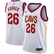 Kyle Korver Cavaliers Home White Jersey NBA Cheap Sale