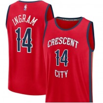 Men's Fanatics Branded Brandon Ingram Red New Orleans Pelicans Fast Break Replica Jersey - Statement Edition
